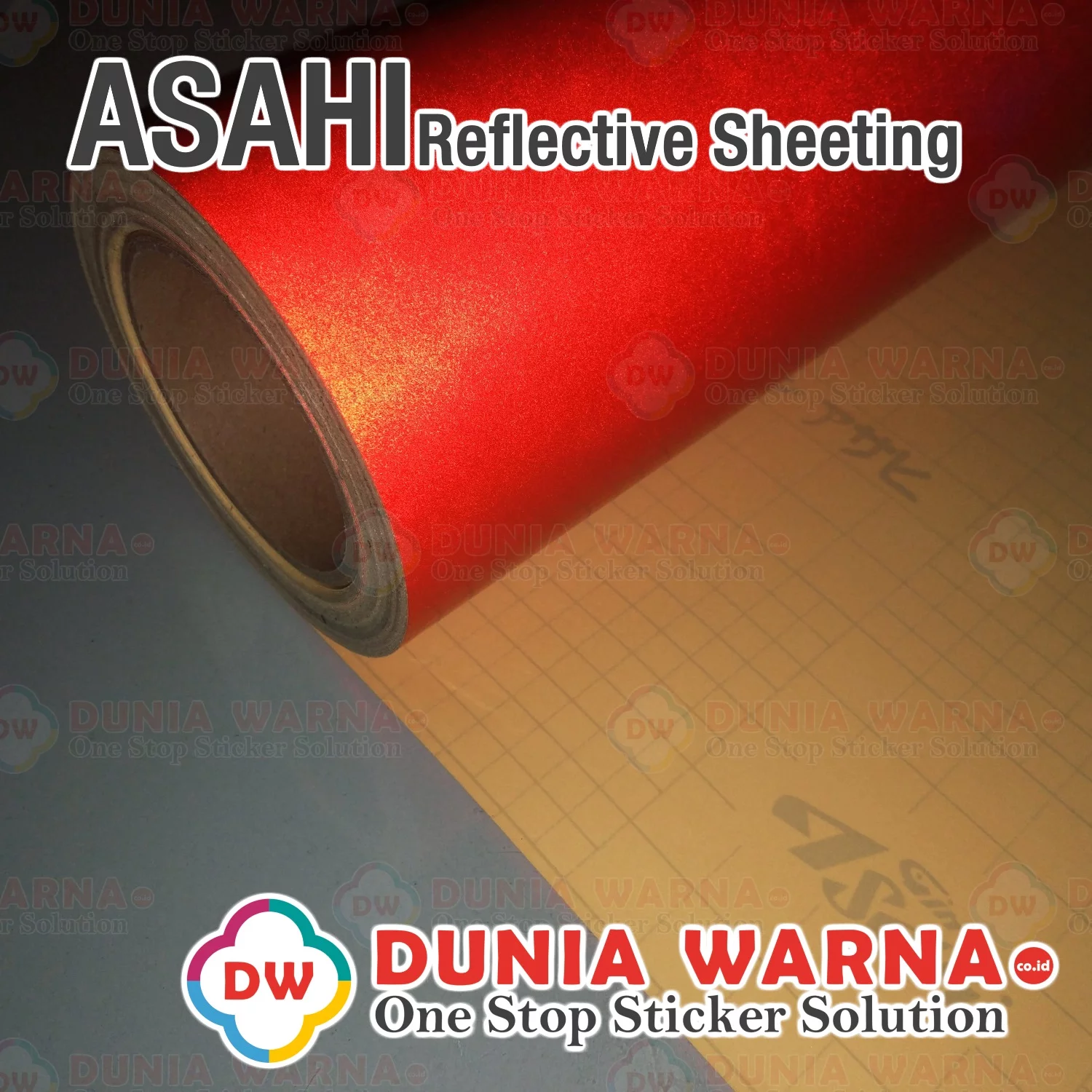 ASAHI Reflective Sheeting [24IN] YELLOW - Gambar 3