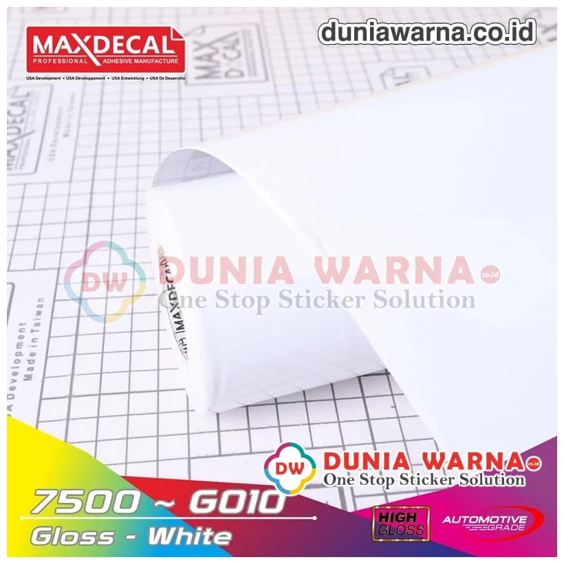 MAXDECAL 7500-G010 Gloss WHITE