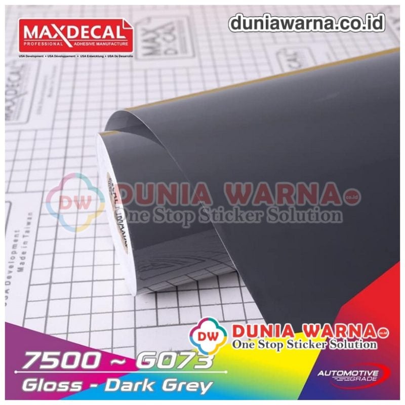 Maxdecal G Gloss Dark Grey Dunia Warna Stiker Toko Oracal M Kiwalite Max Decal Online