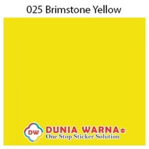 ORACAL 651 025 BRIMSTONE YELLOW [126CM]