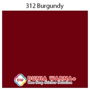 ORACAL 651 312 BURGUNDY [126CM]