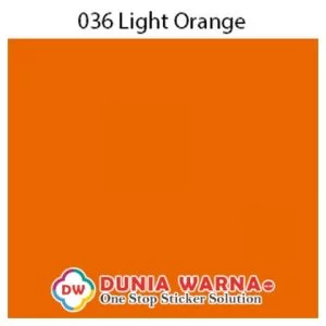 ORACAL 651 036 LIGHT ORANGE [126CM]